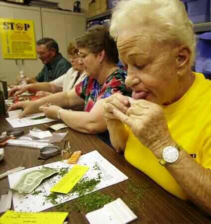 Image result for old people smoking weed