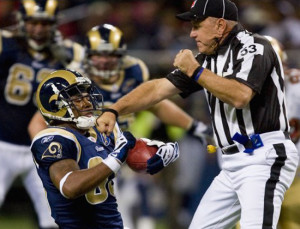 NFL ref punch