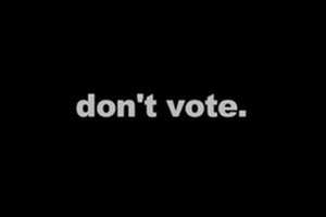Don't vote ad