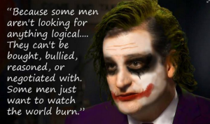 Cruz watch the world burn
