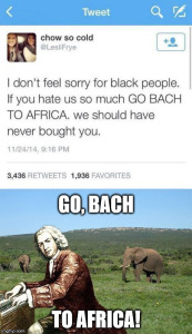 GO bACH TO aFRICA