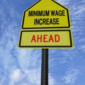 minimum wage sign