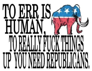 Republicans screw it up
