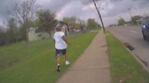Guy Running from cops