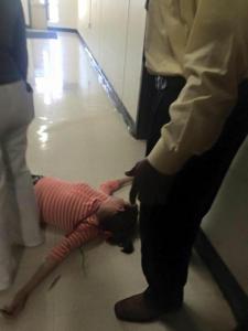 Poor teacher laid out