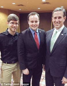Josh with Rick Santorum