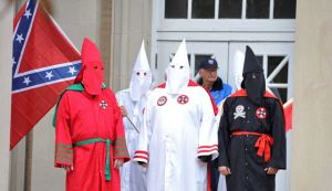 KKK racist flags