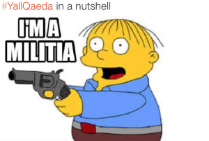 Ralph Wiggum Milita idiot