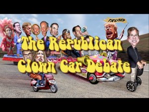 Republican debate clown cars