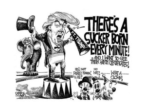 Trump as the clown big