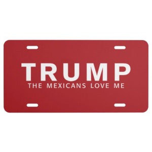 Trump funny license plate