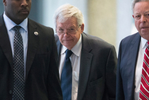 Former Speaker Of The House Dennis Hastert Enters Guilty Plea In Hush Money Case