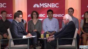 Hayes with Sanders