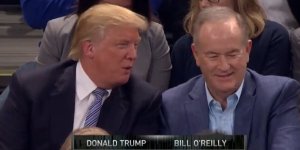 O'Reilly & Trump watching hoops