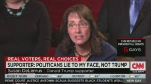 Lady who a total idiot on display