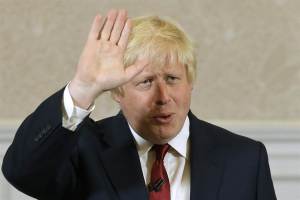 Boris waves bye