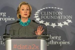 Hillary Clinton saying "Whooa"