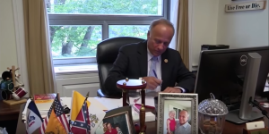 Steve King Confederate flag asshole