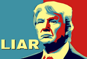 Trump the mega asshole liar pic