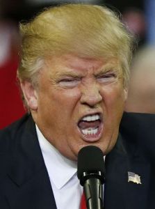Trump yelling