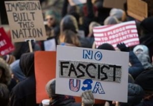 Protestors all point out Trumps fuck up