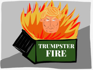trumpster-fire