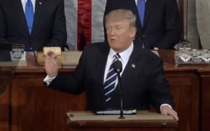 Trump is moving his Muslini hands